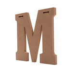 Deko-Buchstabe, "M", MDF, 25 cm, für den Sublimationsdruck