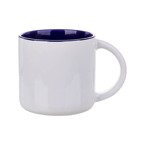 Tasse 400 ml, dunkelblaue Innenseite, für die Sublimation