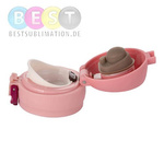 Thermosflasche, 500ml, Rostfreier Stahl, Rosa, für die Sublimation