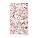 Decke, Motiv "Love", für den Sublimationsdruck