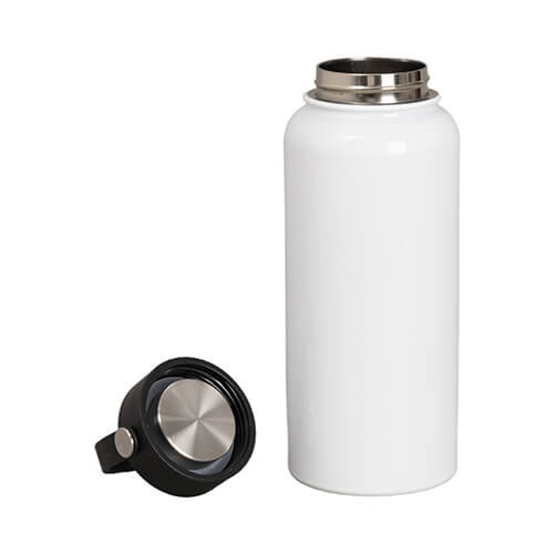 Trinkflasche, 950 ml, Edelstahl, mit Griff, für die Sublimation