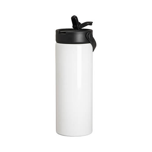 Thermosflasche, 900 ml, Edelstahl, mit Griff, für die Sublimation