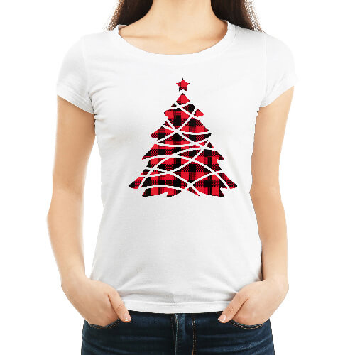 Flex-Folie, Schwarz-Rot-kariert