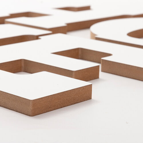 Deko-Buchstabe, "HOME", MDF, 25 cm, für den Sublimationsdruck