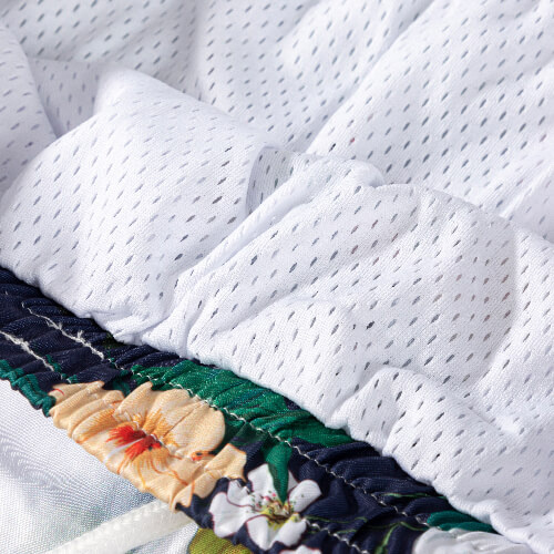 Strand-Shorts, Papagei, für den Sublimationsdruck