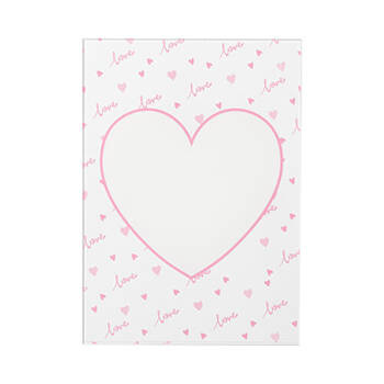 Foto-Rahmen, Glas, 12,7 x 17,8 cm, Red Love, für den Sublimationsdruck