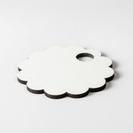 Namensplakette für Becher 480 / 600 / 540 / 750 ml, Hartfaser, Zahnrad, für die Sublimation