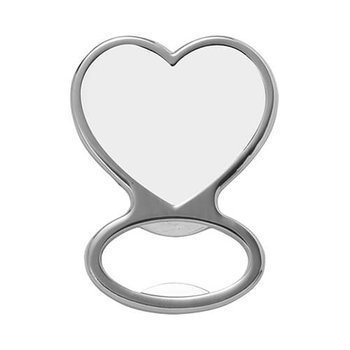 Magnet, Metall, Flaschenöffner, Herz, für den Sublimationsdruck