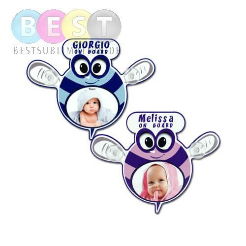 Saugnapf-Schild, MDF, Bienen, für die Sublimation