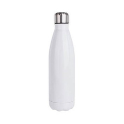 Trinkflasche, Edelstahl, Weiß, 750 ml, für den Sublimationsdruck