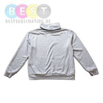 Sweatshirt, Vapor, Grau, für den Sublimationsdruck