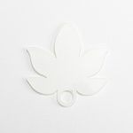 Namensplakette für 1200 ml Becher, Acryl, Blatt, für die Sublimation