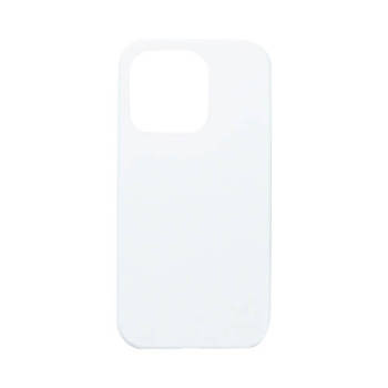 3D-Cover für das iPhone 14 Pro, Weiß, matt, für den Sublimationsdruck