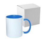 Tasse 300ml, FUNNY,  A+, Blau, mit Box, für die Sublimation