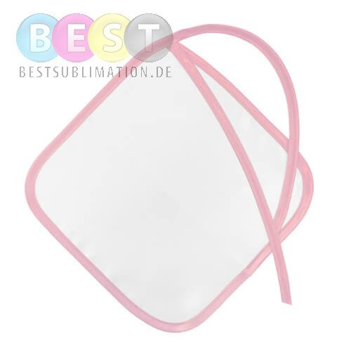 Taufrobe, mit rosa Besatz, für den Sublimationsdruck