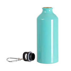 Trinkflasche, Aluminium, 600 ml, Minzgrün, für den Sublimationsdruck