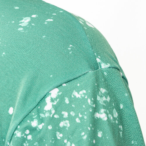 T-Shirt, Cotton-Like Bleached Starry Green, für den Sublimationsdruck